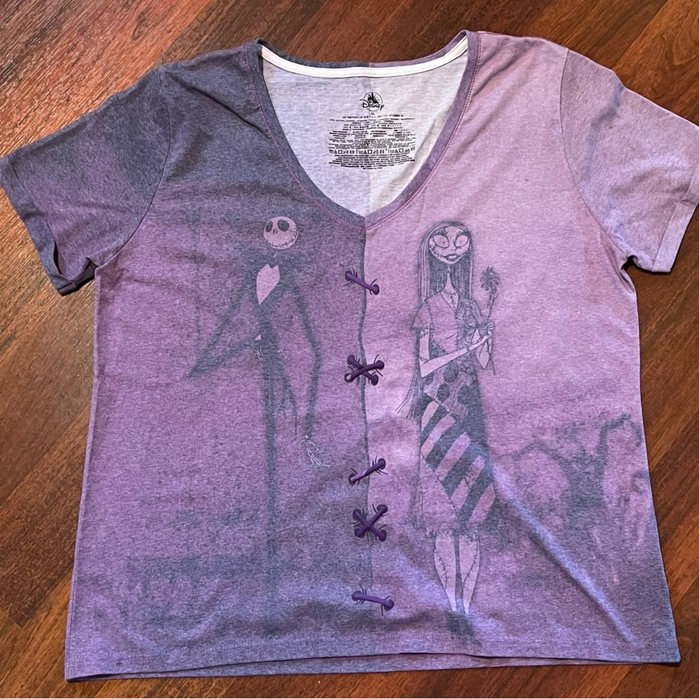 Nightmare Before Christmas V-Neck Top